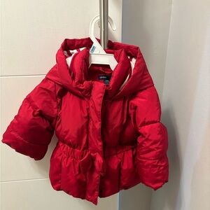 Baby Gap  Girl's 6-12 months Puffer Jacket Coat Red